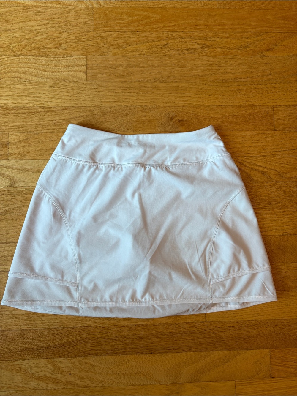 Kyodan White Athletic Skort with Subtle Logo